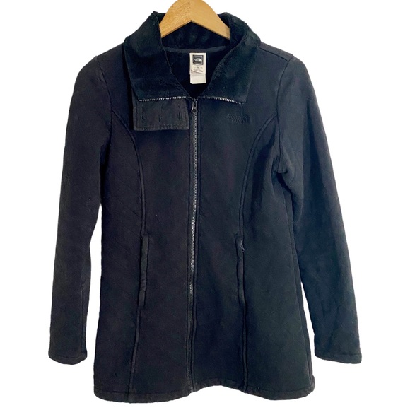 The North Face Black Fleece Lined Coat Size Medium